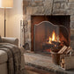 Antiqued Silver Large Fire Screen
