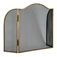 Antiqued Brass Large Fire Screen