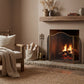 Antiqued Brass Large Fire Screen