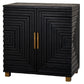 Lennox Black 2 Door Small Sideboard