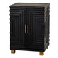 Lennox Black 2 Door Side Cupboard