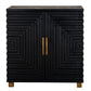 Lennox Black 2 Door Side Cupboard