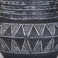 Etched Collection Pot With Handle