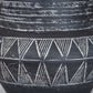 Etched Collection Pot With Handle