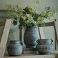 Etched Collection Pot With Handle