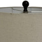 Sepia Shadows Squat Table Lamp With Linen Shade