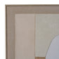 Portina Linen Textured Canvas in Frame