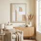 Portina Linen Textured Canvas in Frame