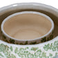 Small Green Clover Ceramic Bowl Pot