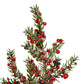 Medium Frosted Winter Berry Tree On Wooden Block