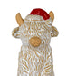 Merry Moo Ceramic Cow Ornament