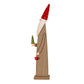 Wooden Festive Elf with Tree and Bell