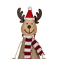 Wooden Jolly Sitting Reindeer Decoration