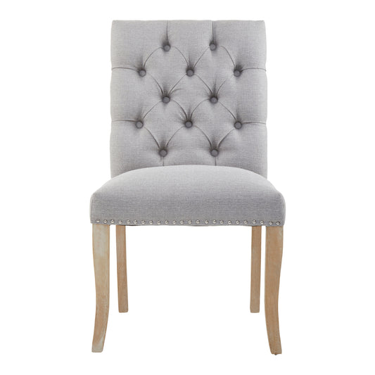 Kensington Townhouse Grey Linen Dining Chair