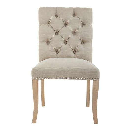 Kensington Townhouse Natural Linen Dining Chair