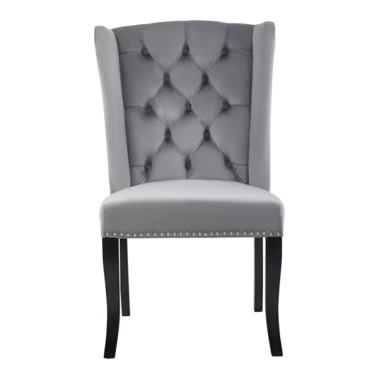 Kensington Townhouse Grey Velvet Dining Chair