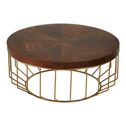 Kensington Townhouse Brown Round Coffee Table
