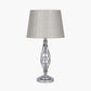 Jenna Silver Metal Twist Detail Table Lamp