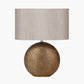 Mabel Bronze Dot Textured Ceramic Table Lamp