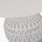 Anneli Warm White Aztec Texture Ceramic Table Lamp