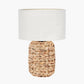 Zadi Natural Plaited Tall Water Hyacinth Table Lamp