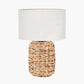 Zadi Natural Plaited Tall Water Hyacinth Table Lamp