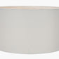 Amalia Natural Ombre Textured Stoneware Tall Table Lamp Base with Harry 35cm Ivory Cotton Mix Cylinder Lampshade