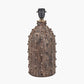 Kali Textured Dot Grey Stoneware Table Lamp Base