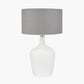 Tamsin Frosted White Glass Table Lamp