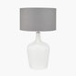 Tamsin Frosted White Glass Table Lamp