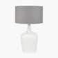 Tamsin Frosted White Glass Table Lamp
