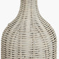 Anika Grey Wash Rattan Bottle Table Lamp