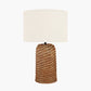 Andros Brown Woven Seagrass Table Lamp