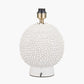 Wrenley Cream Ceramic Sea Urchin Table Lamp Base