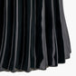 Devony Black Pleated Ceramic Table Lamp Base with Rouen 35cm Taupe Boucle Cylinder Lampshade
