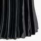 Devony Black Pleated Ceramic Table Lamp Base with Rouen 35cm White Boucle Cylinder Lampshade