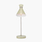 Benedict Sage and Brushed Silver Metal Table Lamp