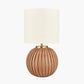 Ezekiel Natural Terracotta Textured Ball Table Lamp