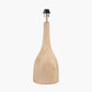 Corella Natural Mango Wood Curved Table Lamp Base