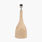 Corella Natural Mango Wood Curved Table Lamp Base