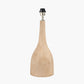 Corella Natural Mango Wood Curved Table Lamp Base