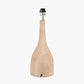 Corella Natural Mango Wood Curved Table Lamp Base