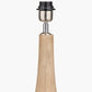 Corella Natural Mango Wood Curved Table Lamp Base