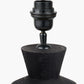 Koa Black Mango Wood Contemporary Table Lamp Base