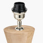 Koa Natural Mango Wood Contemporary Table Lamp Base