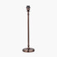 Piero Antique Bronze Metal Candlestick Table Lamp Base
