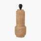 Gaiana Concrete Brown Stoneware Table Lamp Base