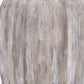 Ambrosia Natural Grooved Stoneware Table Lamp Base with Vienna 35cm Blue Chevron Mushroom Pleat Lampshade