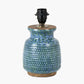 Theano Dot Design Blue Glaze Table Lamp Base