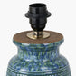 Theano Dot Design Blue Glaze Table Lamp Base